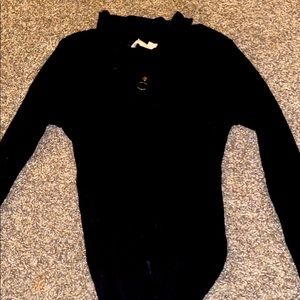 black long sleeve top